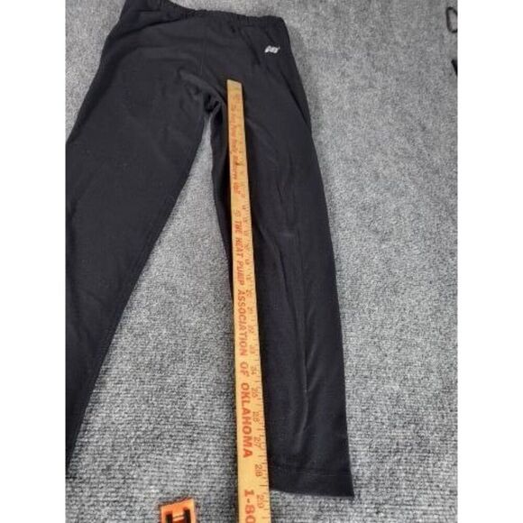 New Balance Leggings Women Sz M Black Drawstring Logo Casual Running Athleisure - Picture 2 of 6